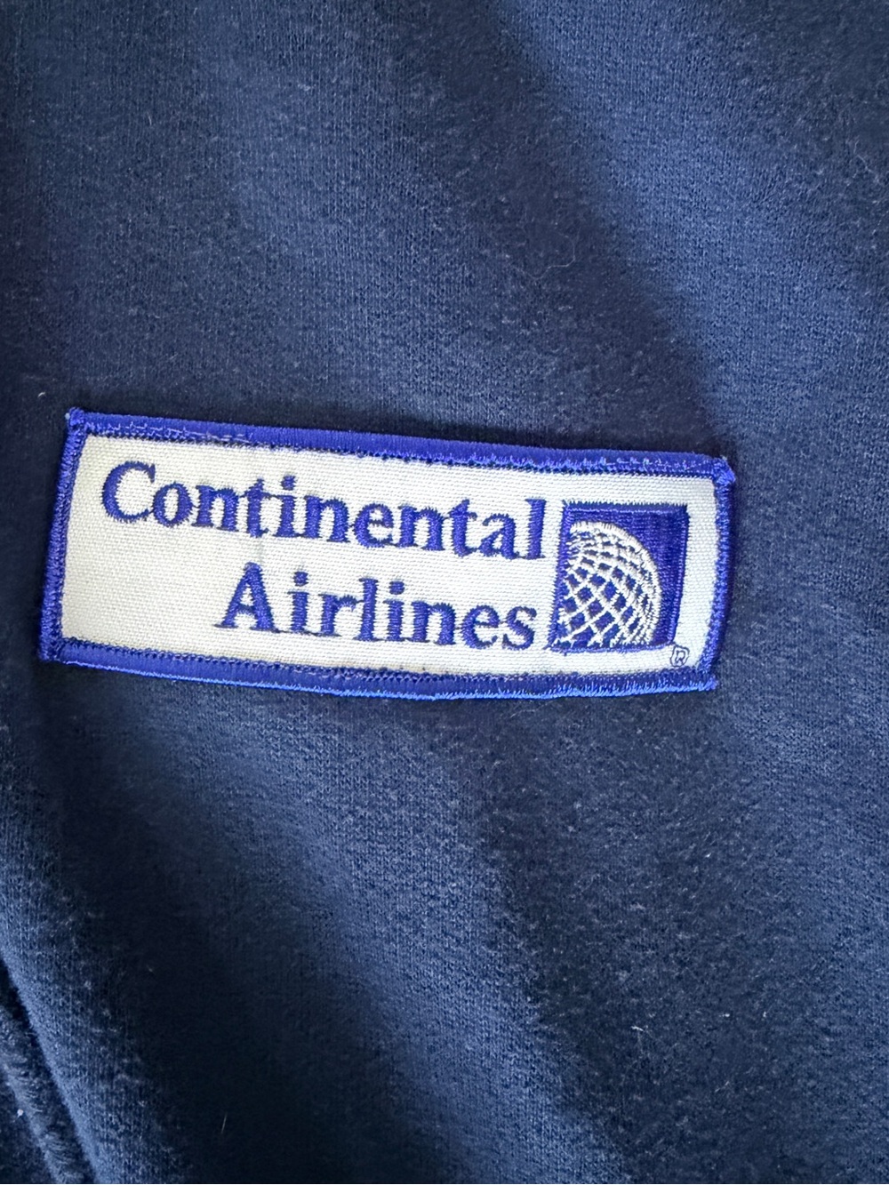Vintage Unisex Continental Airlines Employee Hoodie